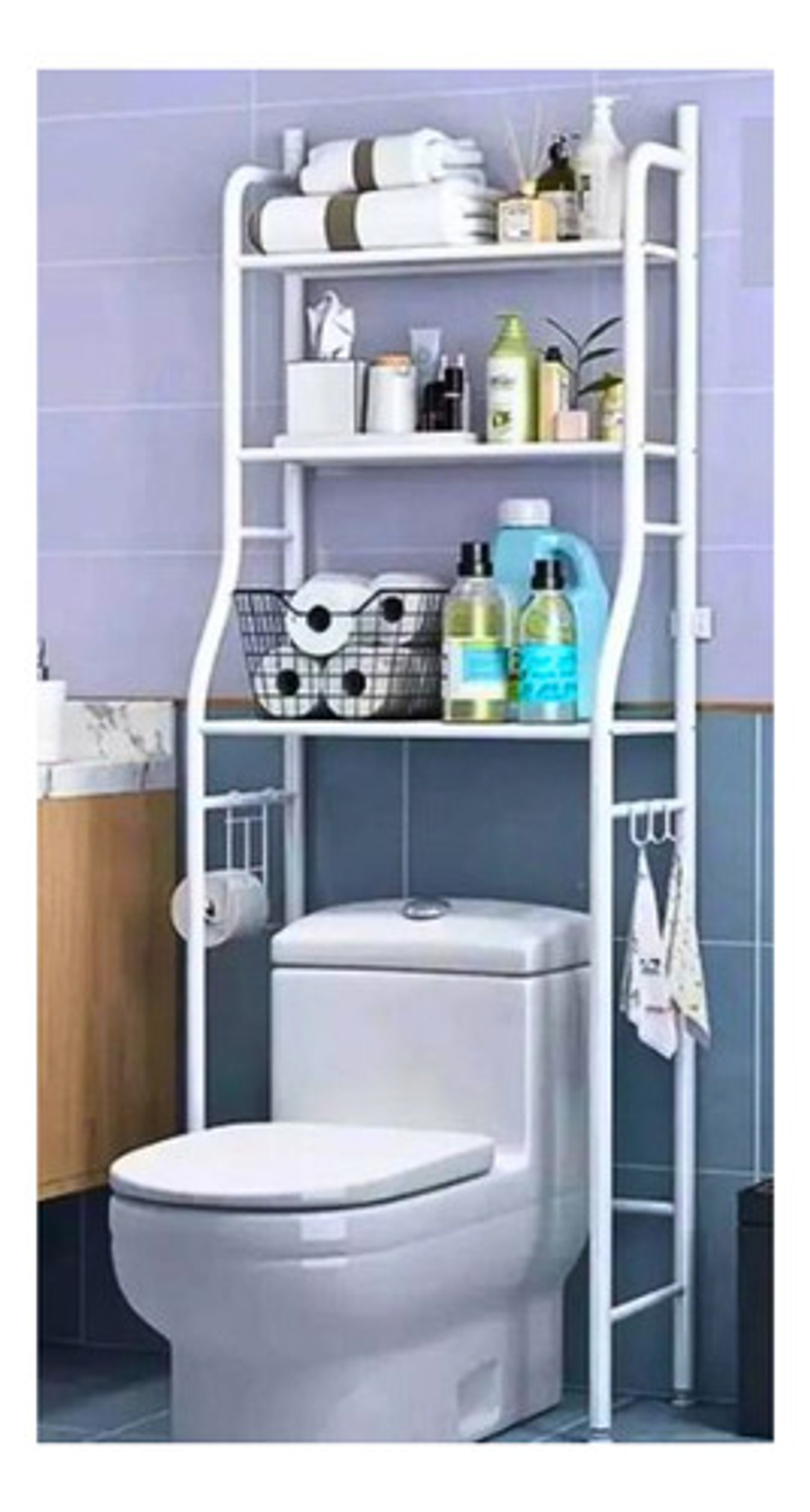 Organizador De Baño Niveles Estante De Inodoro Toilet Rack 2