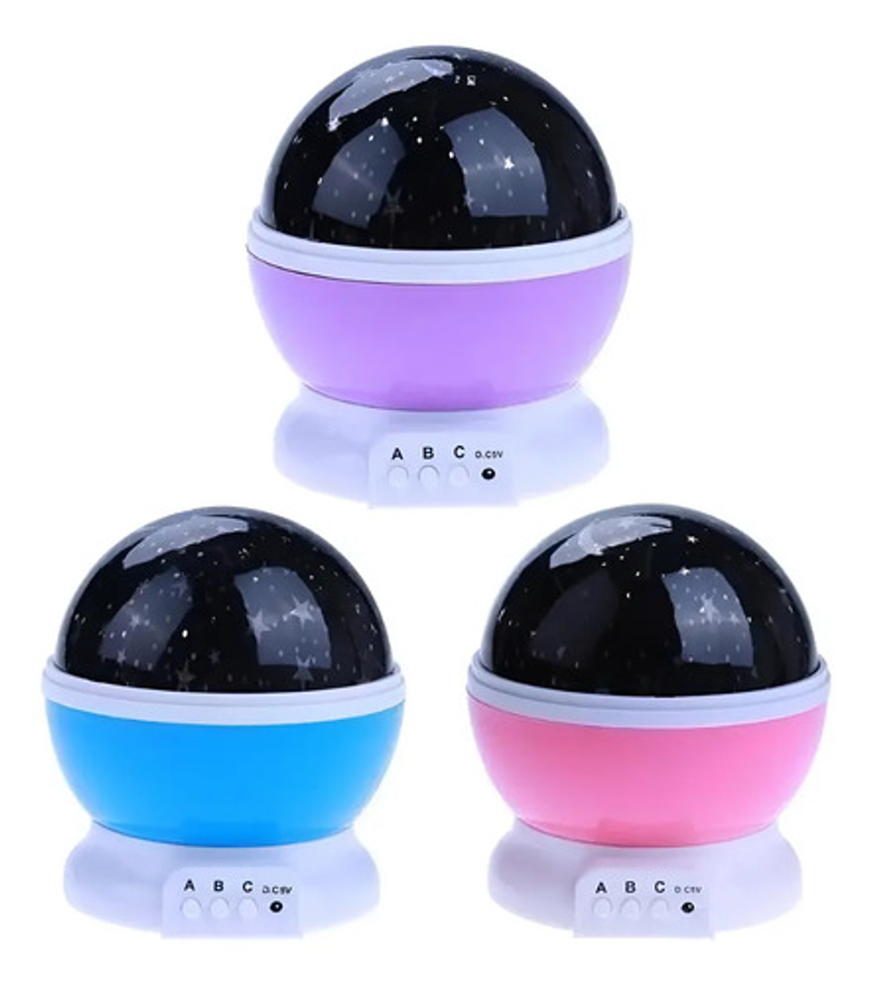 Proyector Lámpara Luz Led Cielo Estrella Espanta Cuco Niños 1