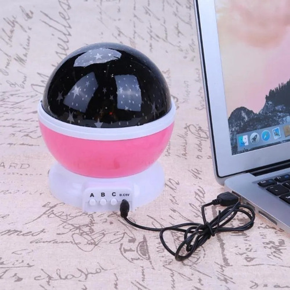 Proyector Lámpara Luz Led Cielo Estrella Espanta Cuco Niños 6