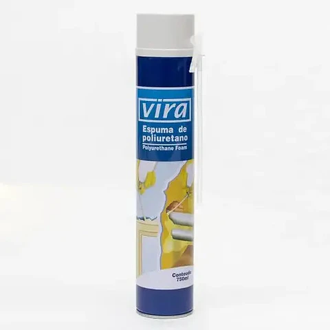 Espuma Expansiva De Poliuretano 500 Ml En Spray Vira Espuma