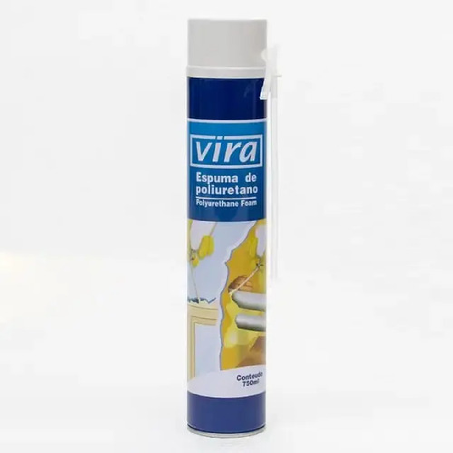 Espuma Expansiva De Poliuretano 500 Ml En Spray Vira Espuma 2