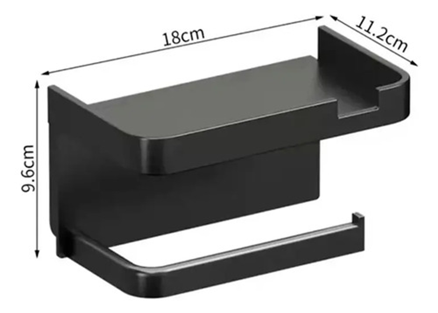 Soporte Papel Higienico Confort Porta Organizador Baño 2