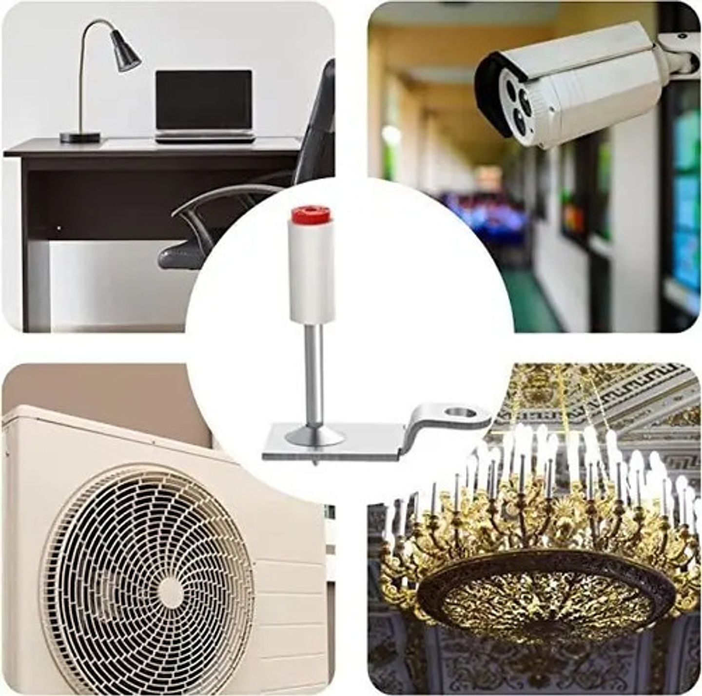 Pistola De Fijación Fulminante Remaches + 20 Clavos Acero 5