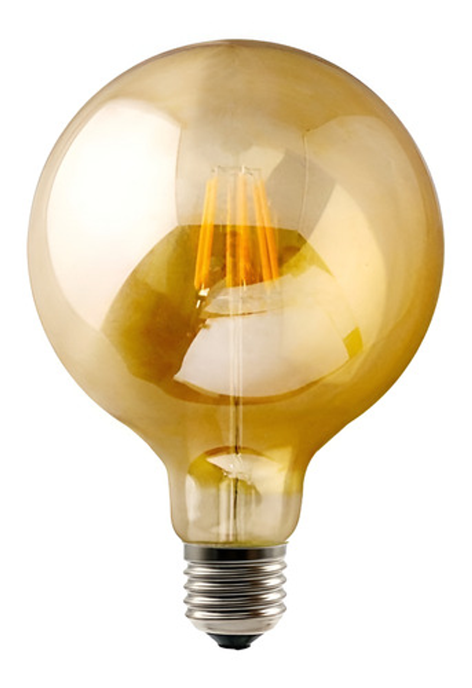 Ampolletas Vintage Ampolleta Led E27 Filamento Globo 4w G80 Color De La Luz Luz Cálida 1