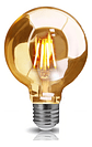 Ampolletas Vintage Ampolleta Led E27 Filamento Globo 4w G80 Color De La Luz Luz Cálida - Miniatura 2