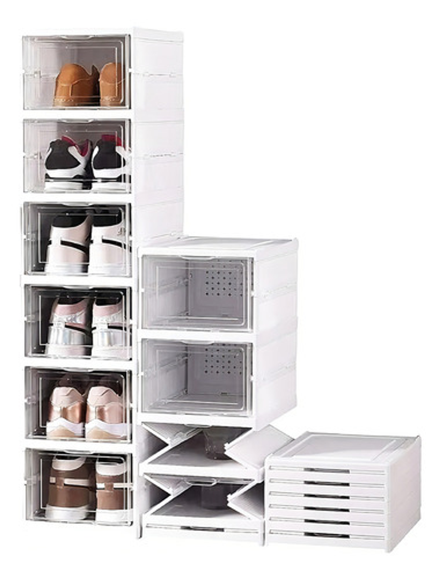 Cajas Organizadoras Zapatera De Tenis Plegables 6 Piezas 5