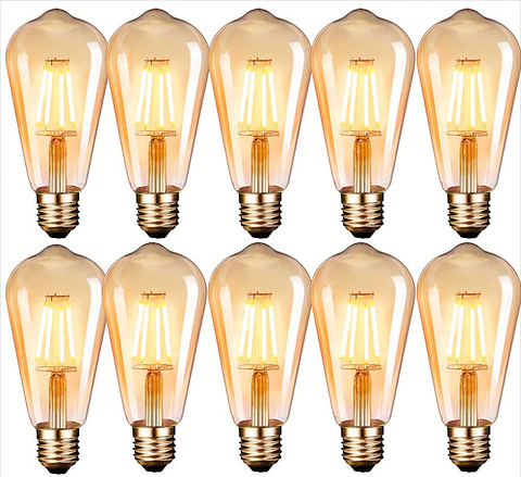 Ampolletas Led Vintage Edison 4w Thek St-64 E27 400lm 2.5k Interior/exterior