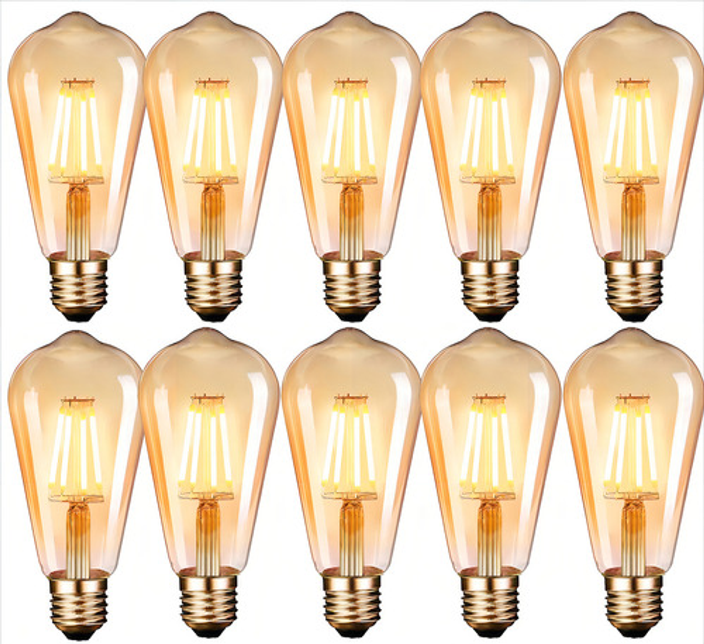 Ampolletas Led Vintage Edison 4w Thek St-64 E27 400lm 2.5k Interior/exterior 1