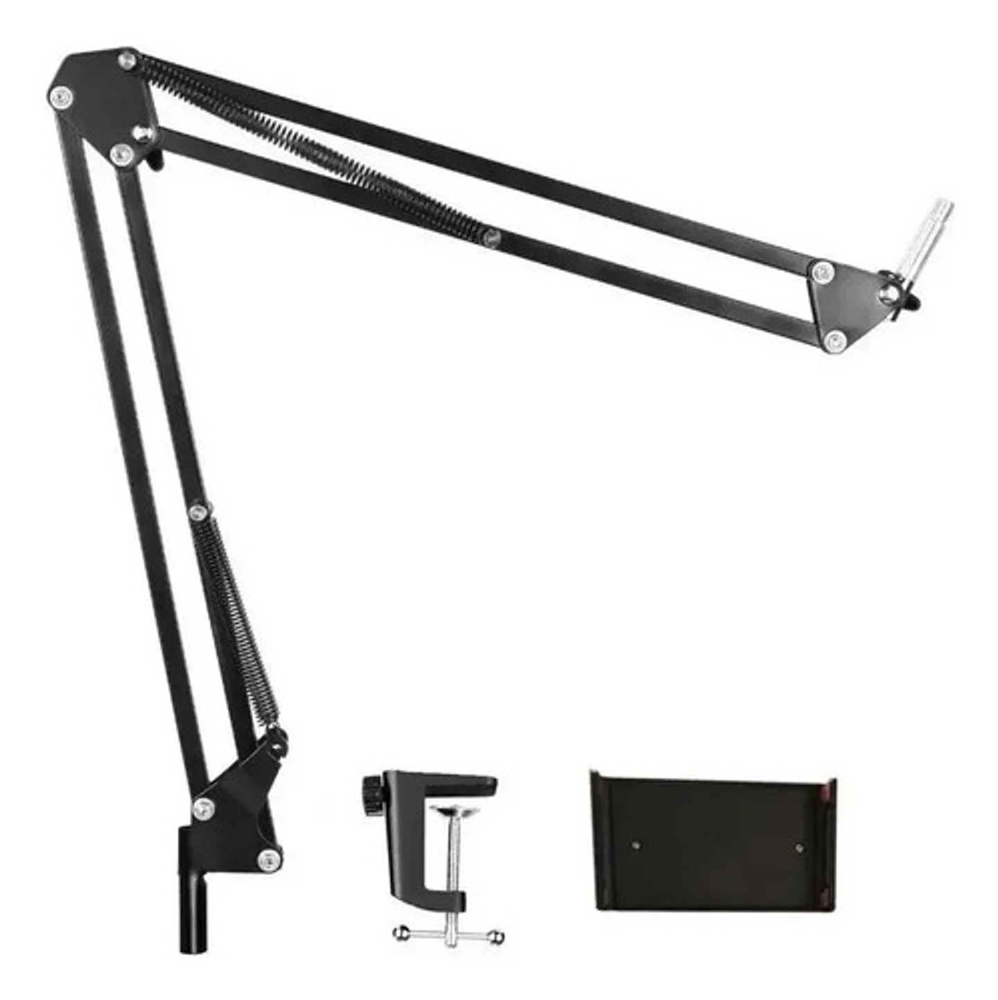 Soporte Tablet Articulado Universal Marinshop Porta Tablet iPad Flexible Escritorio Soporte Celular Escritorio Atril Brazo Metalico Ajustable Negro 5