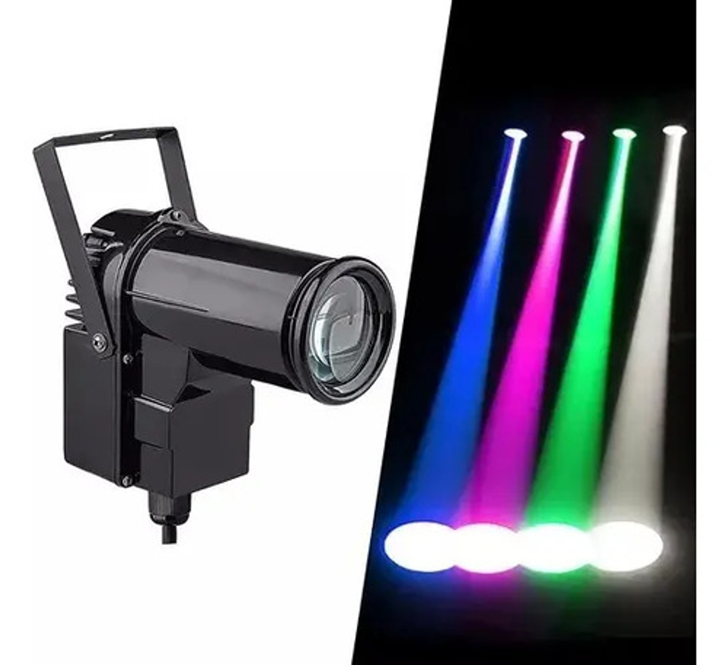 Foco Para Bola Espejo, Disco Rgbw Con Dmxespejo Con Luz 5