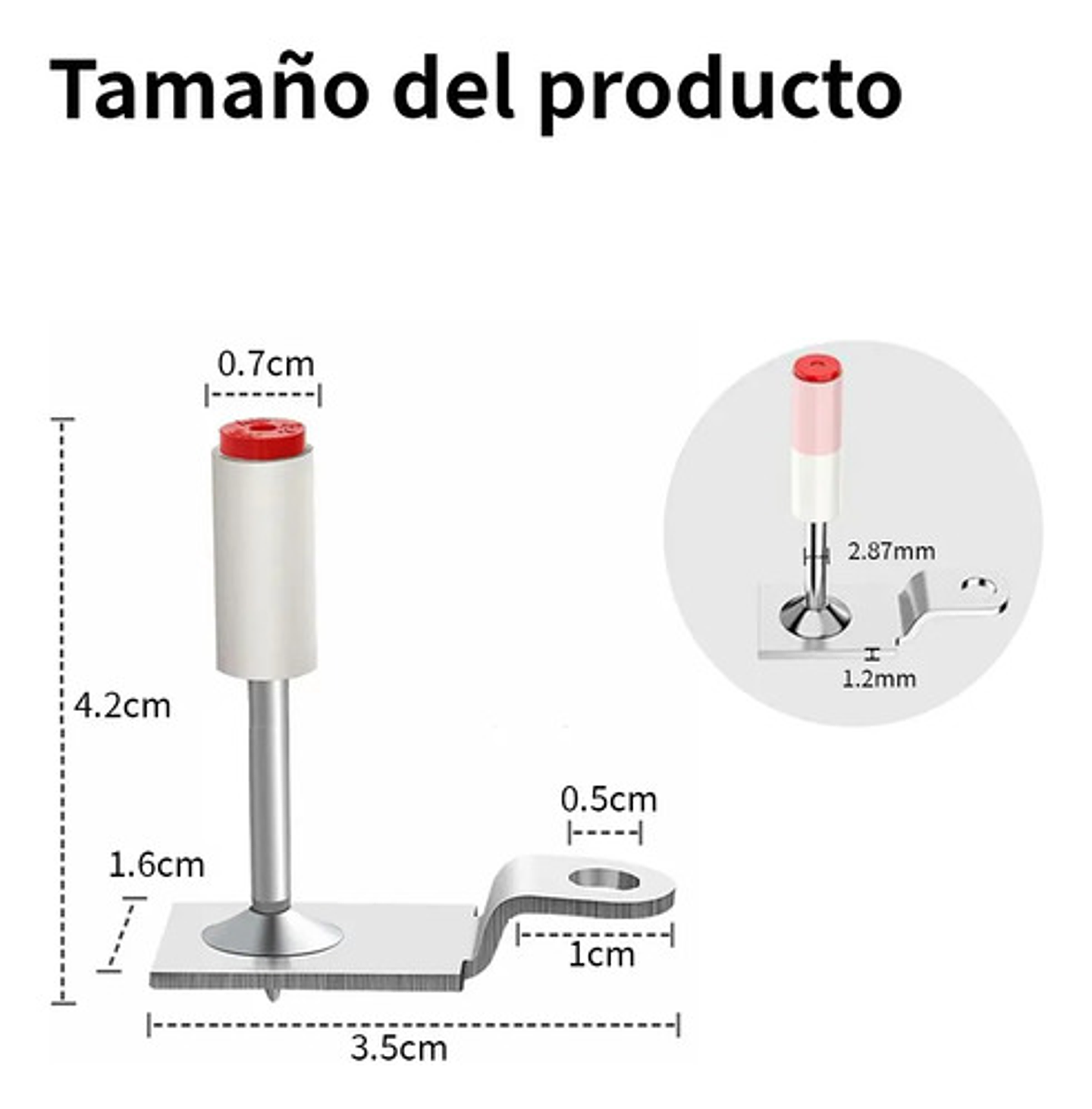 100 Piezas De Fijado Clavos Para Pistola De Acero Clavos 2