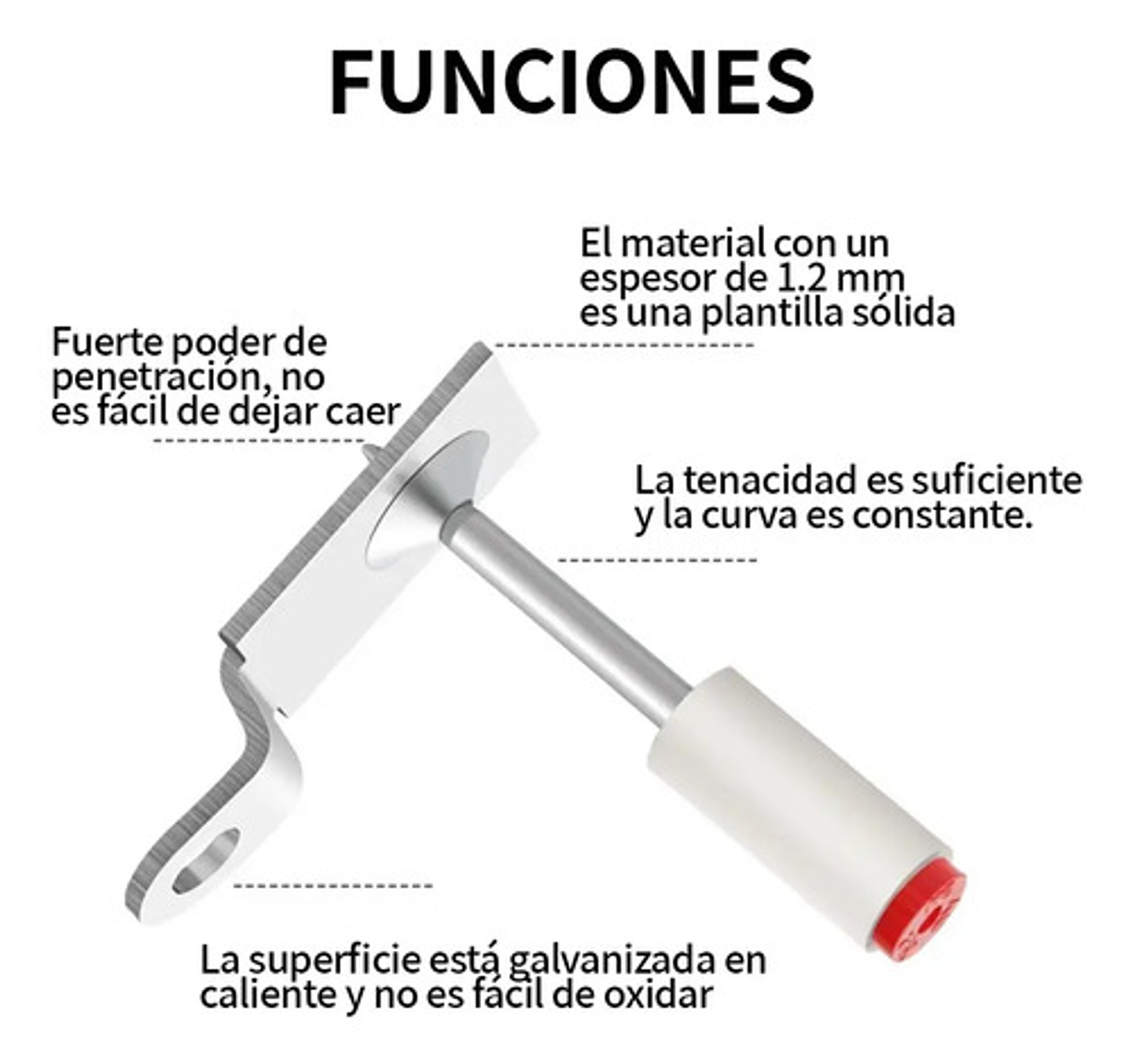 100 Piezas De Fijado Clavos Para Pistola De Acero Clavos 3