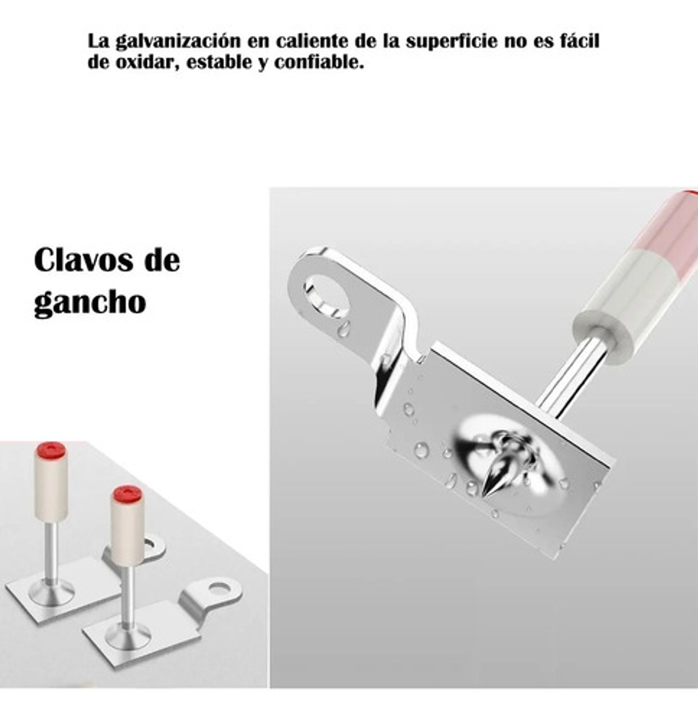100 Piezas De Fijado Clavos Para Pistola De Acero Clavos 4
