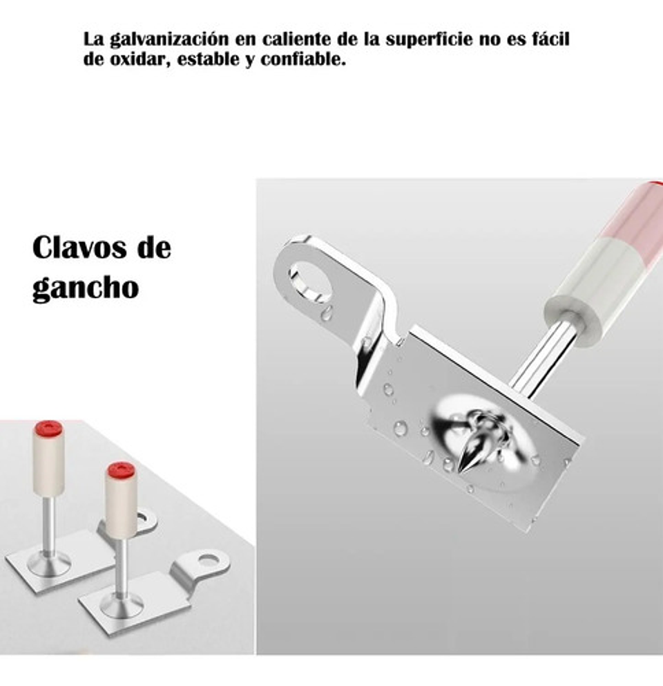 100 Piezas De Fijado Clavos Para Pistola De Acero Clavos 4