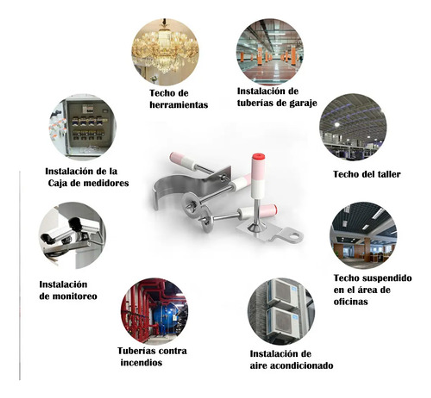 100 Piezas De Fijado Clavos Para Pistola De Acero Clavos 5