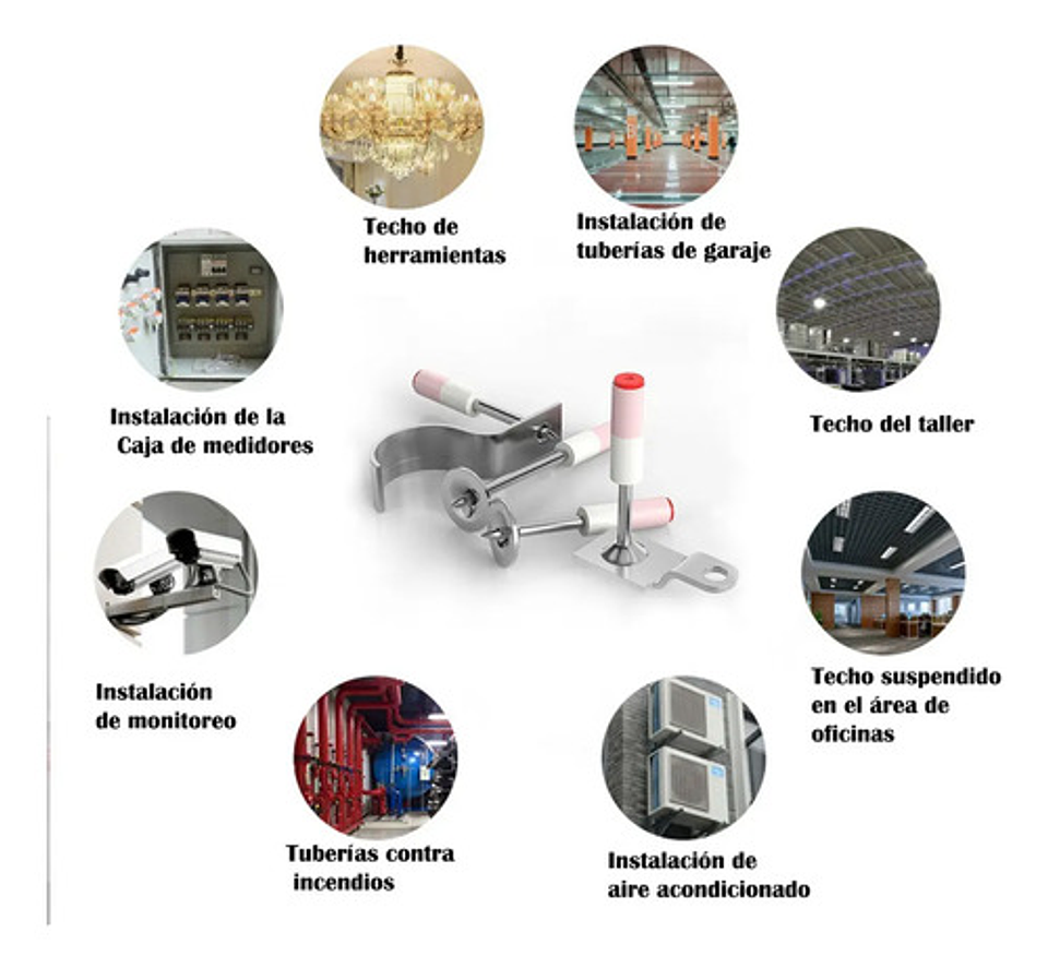 100 Piezas De Fijado Clavos Para Pistola De Acero Clavos 5