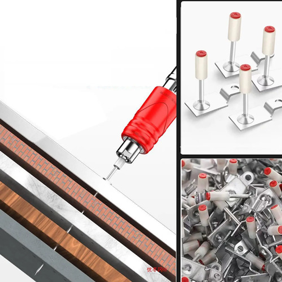 100 Piezas De Fijado Clavos Para Pistola De Acero Clavos 7