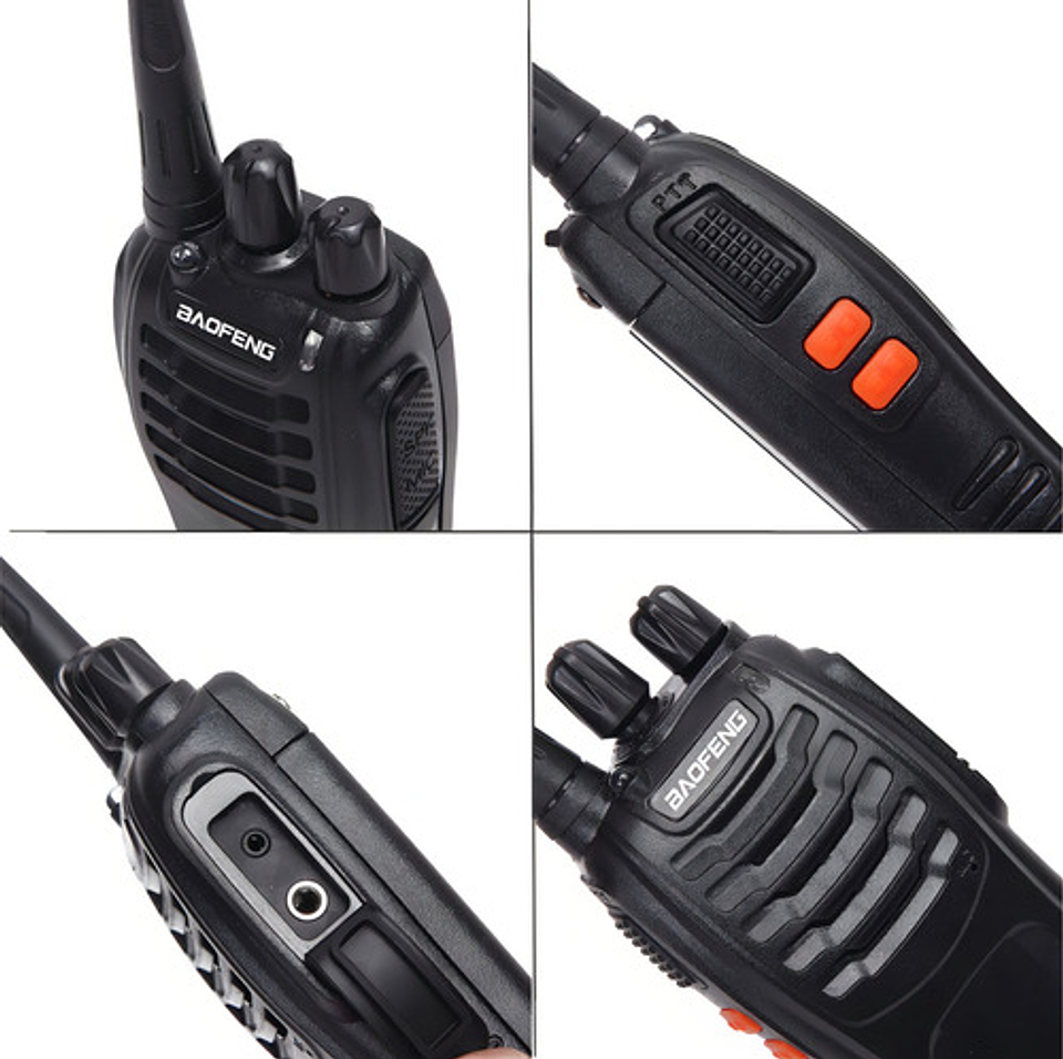 Walkie-talkie Baofeng Bf 888-s Bf-888s - Negro 7
