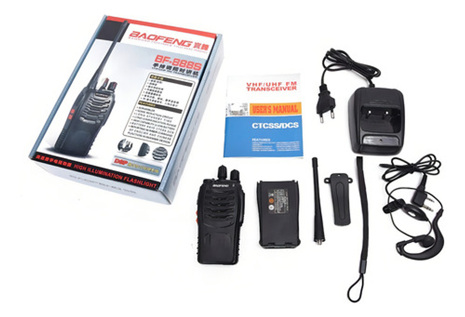 Walkie-talkie Baofeng Bf 888-s Bf-888s - Negro 8
