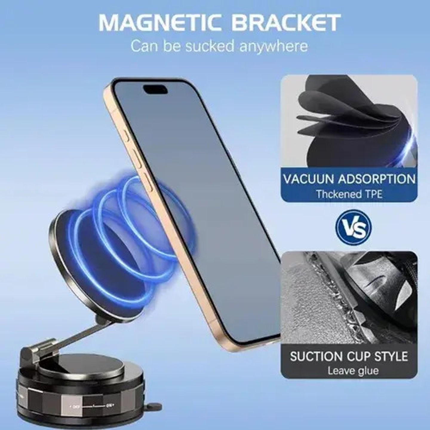 Soporte De Teléfono Móvil Para Vehículos De Absorción Magnét 5