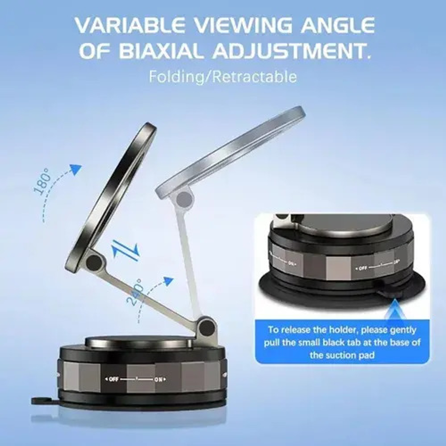 Soporte De Teléfono Móvil Para Vehículos De Absorción Magnét 6