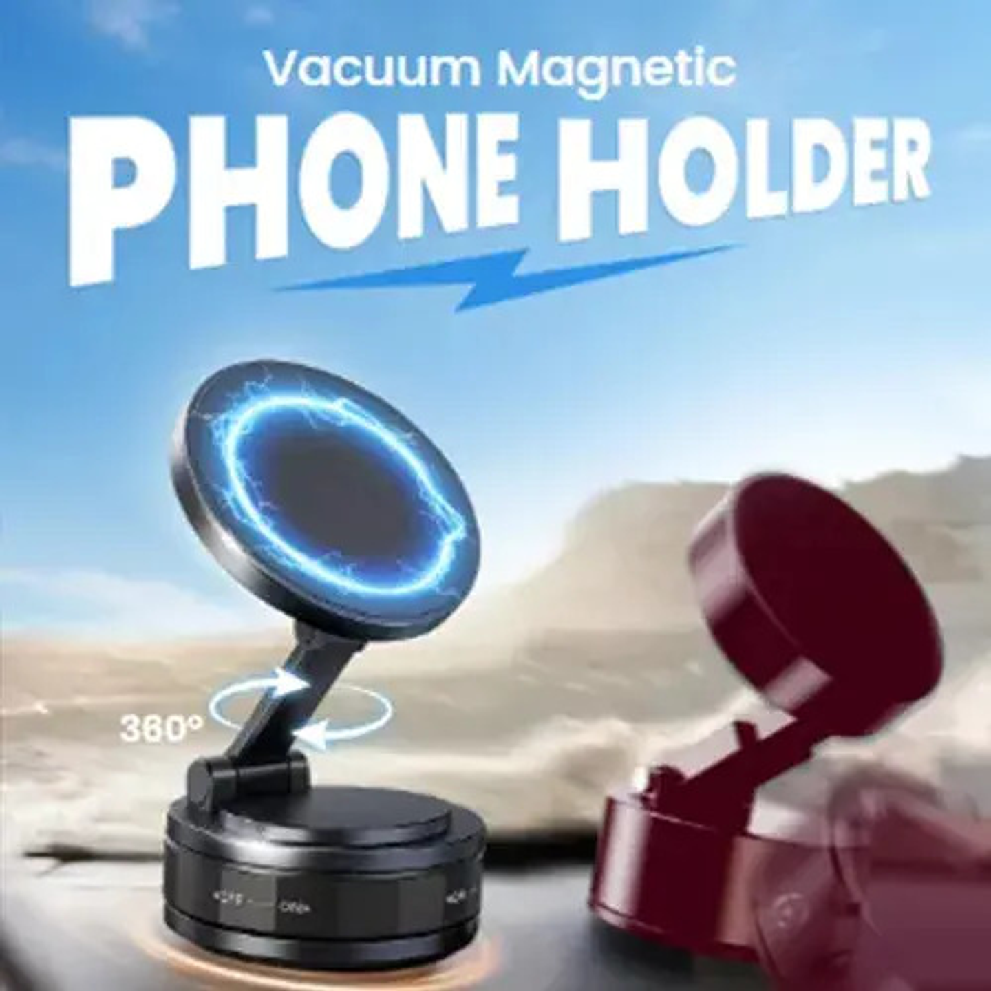 Soporte De Teléfono Móvil Para Vehículos De Absorción Magnét 7