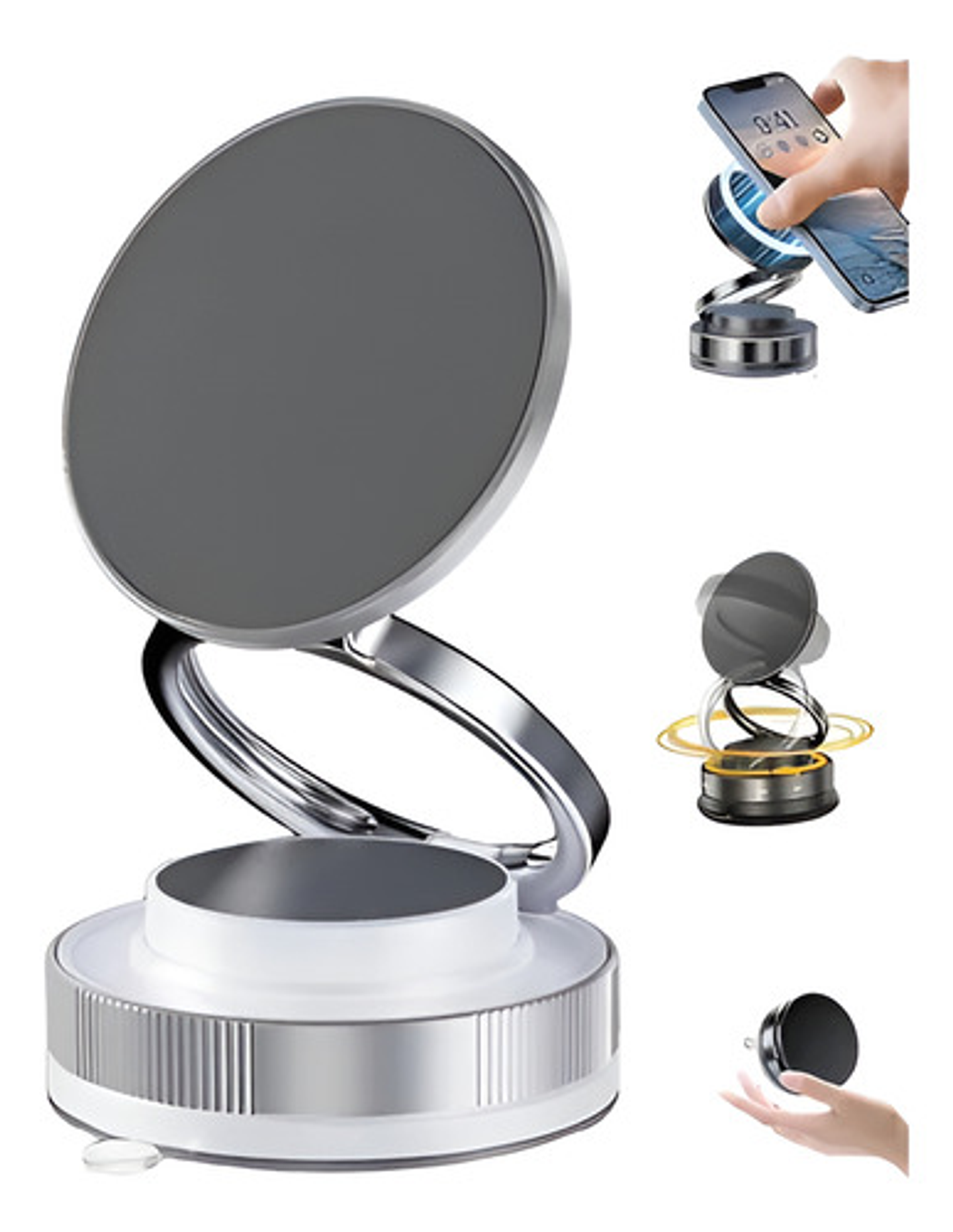 Soporte De Teléfono Móvil Para Vehículos De Absorción Magnét 8