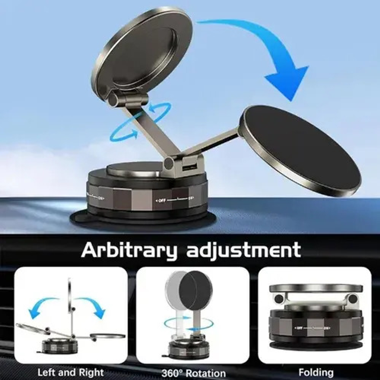 Soporte De Teléfono Móvil Para Vehículos De Absorción Magnét 11