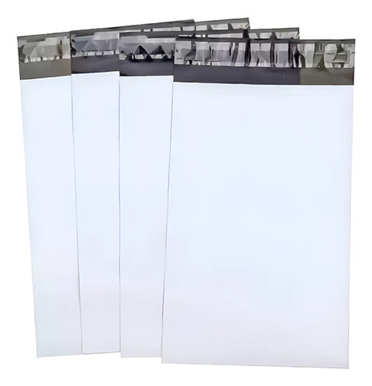 X100 Bolsas Courier Embalaje Blanca Autoadhesivo 35x45cm 1