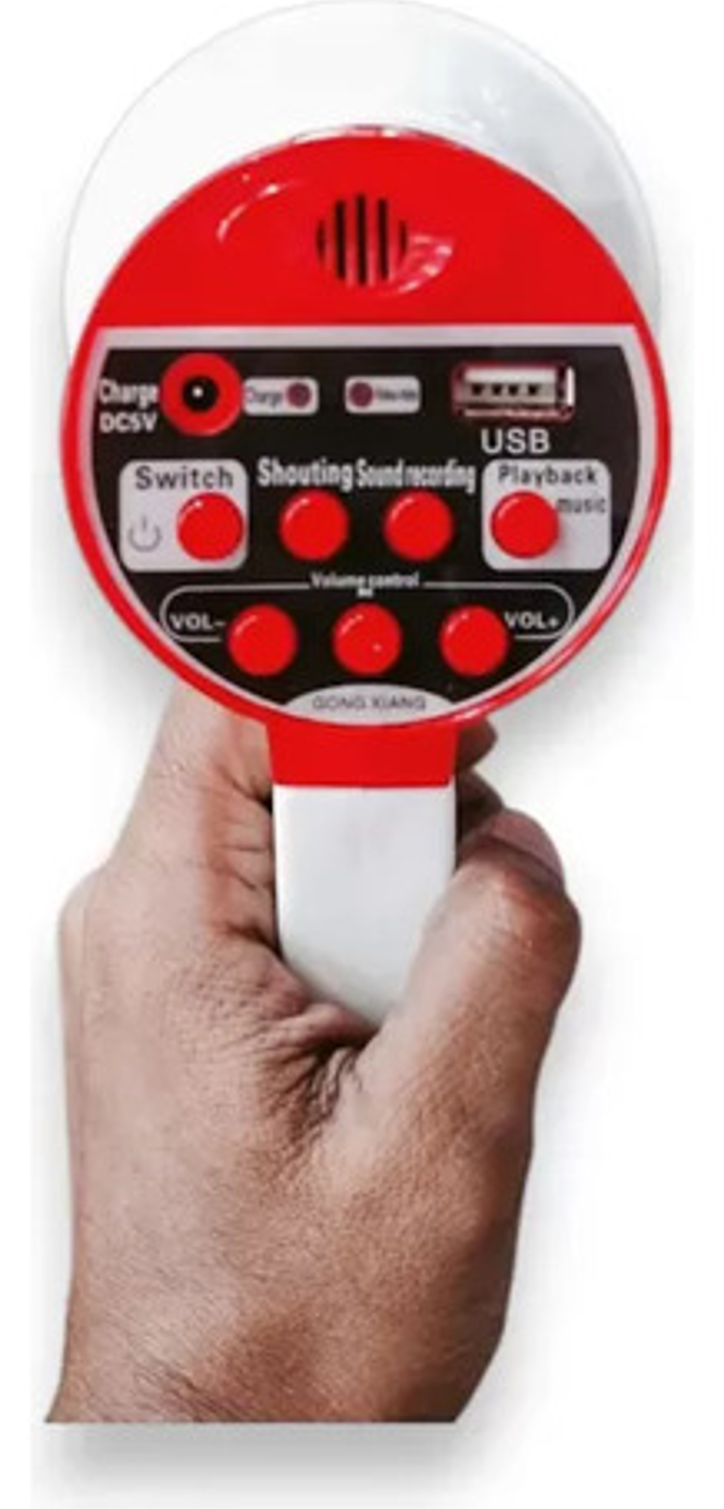 Megáfono Recargable Bluetooth 35w Usb Con Grabadora 619bt 5