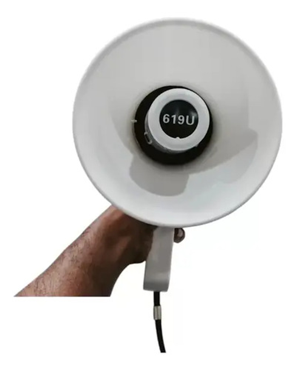 Megáfono Recargable Bluetooth 35w Usb Con Grabadora 619bt 6