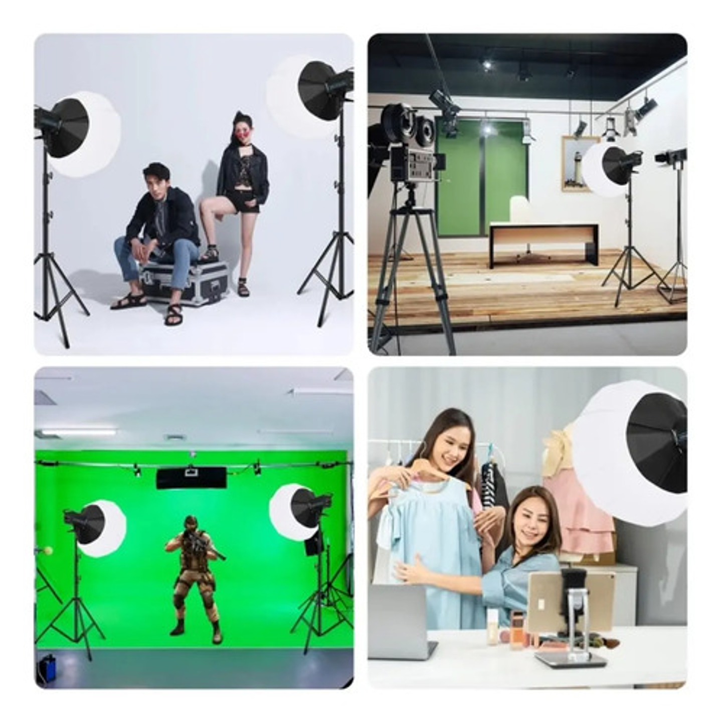 Luz Continua Led 100w Bediro Bd400ss Fotografía Video Studio 5