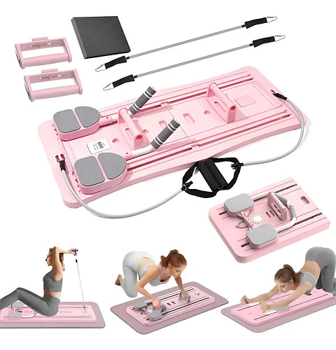 Tabla Abdominal Multifunción Plank Trainer Rodillo Plegables