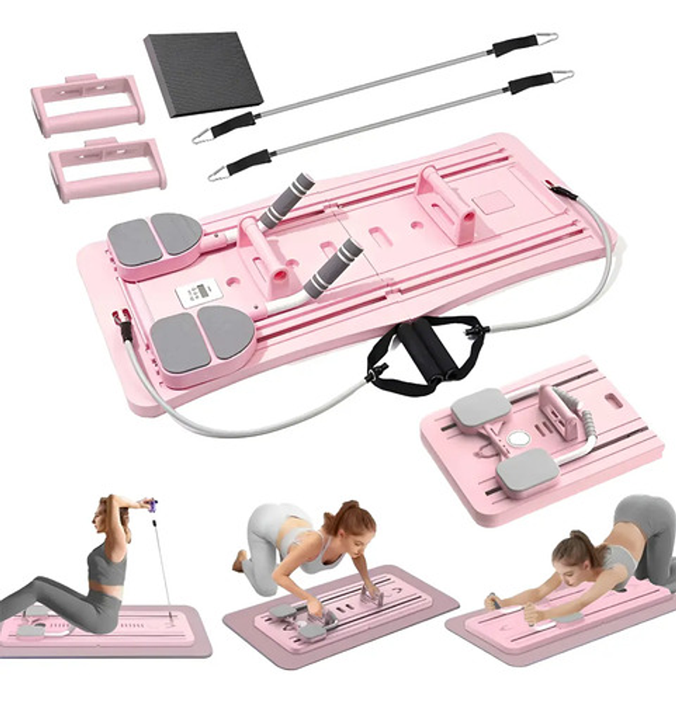 Tabla Abdominal Multifunción Plank Trainer Rodillo Plegables 2