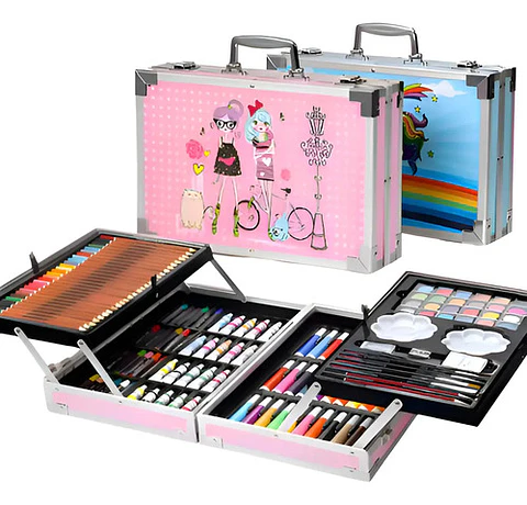 Set De Arte Thek Set Art 145p 145 Piezas Con Maletín Metálico