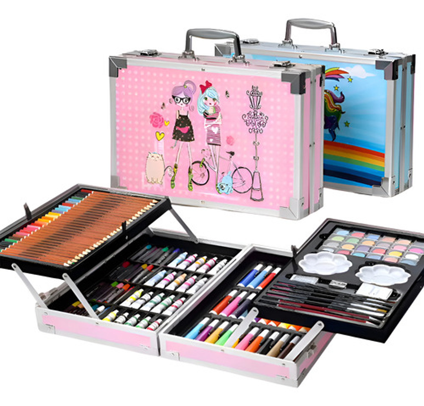 Set De Arte Thek Set Art 145p 145 Piezas Con Maletín Metálico 2