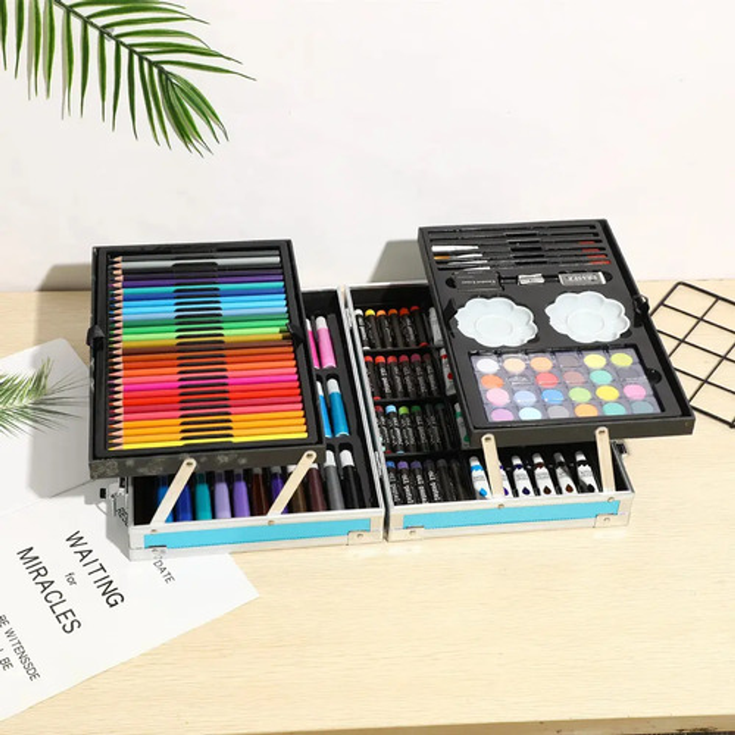 Set De Arte Thek Set Art 145p 145 Piezas Con Maletín Metálico 5