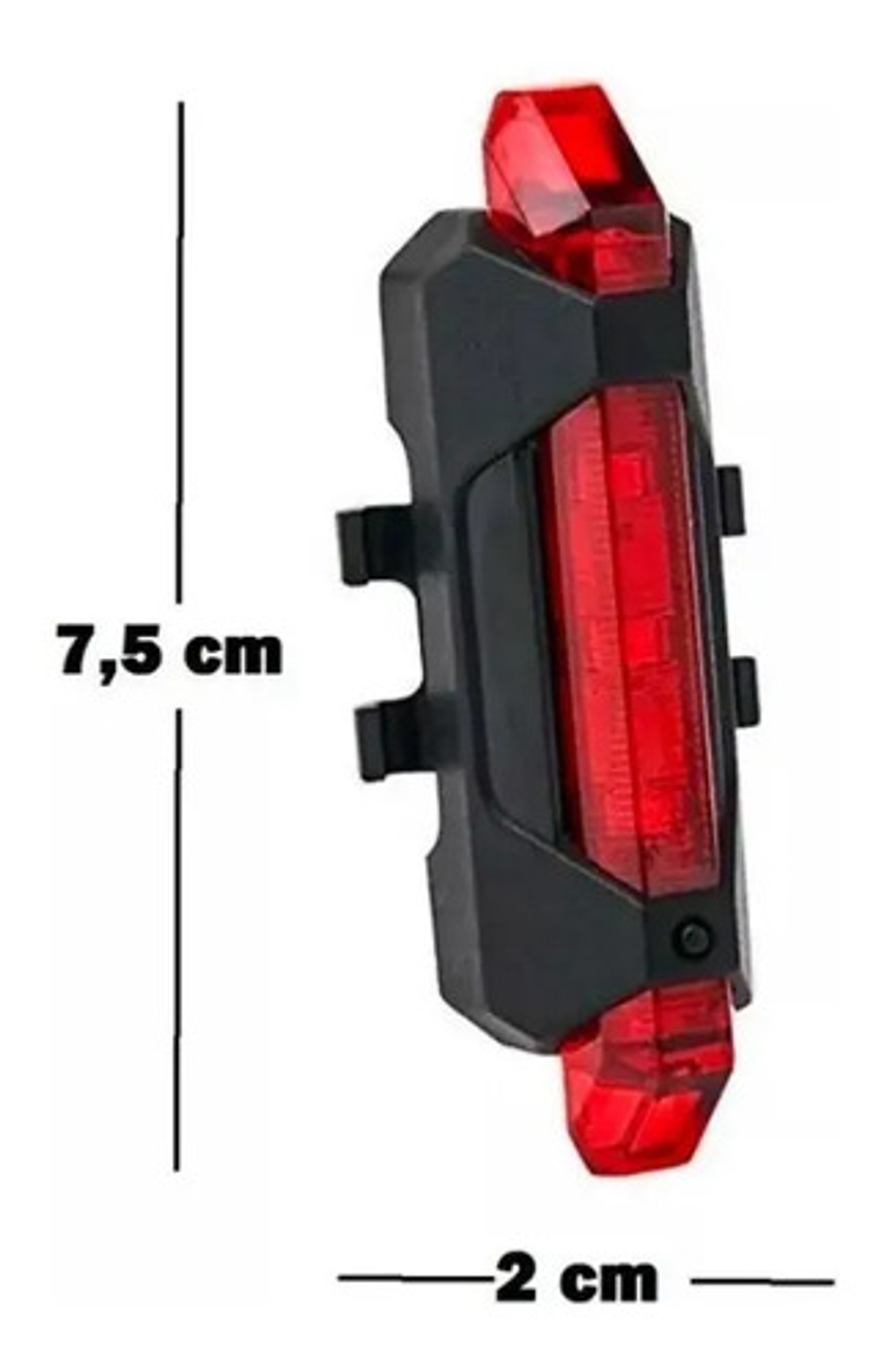 Luz Trasera Bicicleta Linterna Ciclismo Luces Led Recargable Color Rojo 3