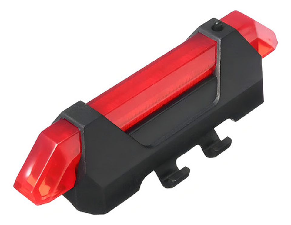 Luz Trasera Bicicleta Linterna Ciclismo Luces Led Recargable Color Rojo 8