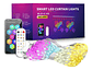 Cortina Led Inteligente 400 Luces Rgb 2x2m Control Remoto Ap Multicolor - Miniatura 1