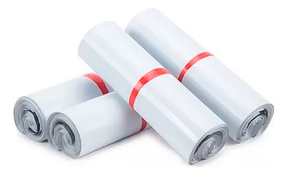 X100 Bolsas Courier Embalaje Blanca Autoadhesivo 35x45cm 5