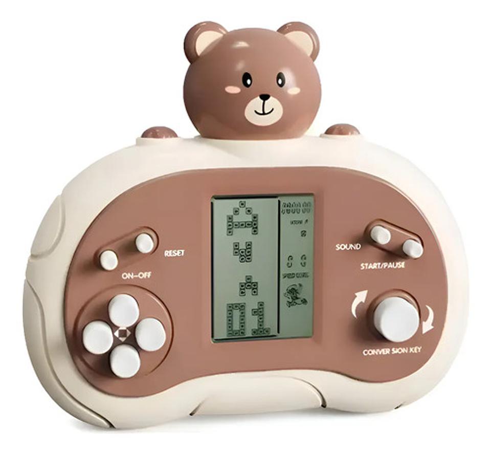 Consola Portátil Infantil Tetris Clásico Animalitos 1