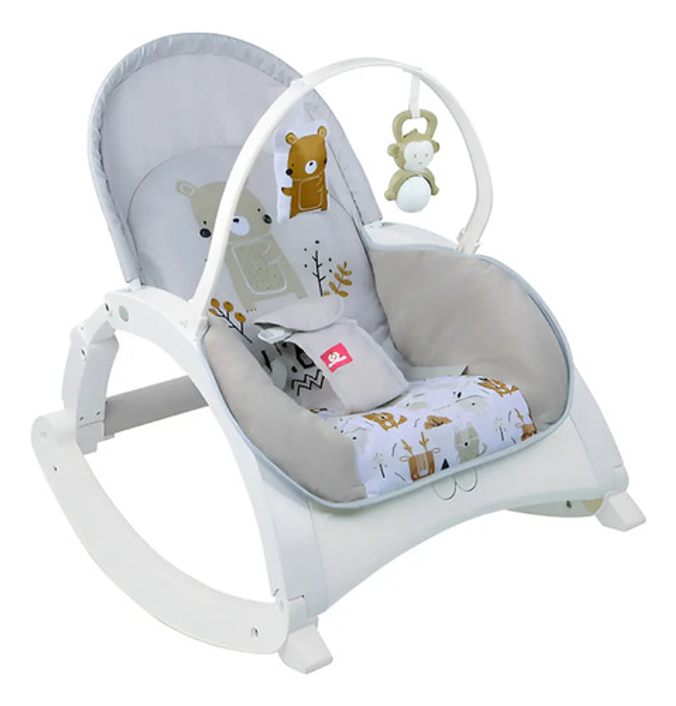 Mecedora Y Saltarín Infantil Con Vibración, Música Y Juguete 1