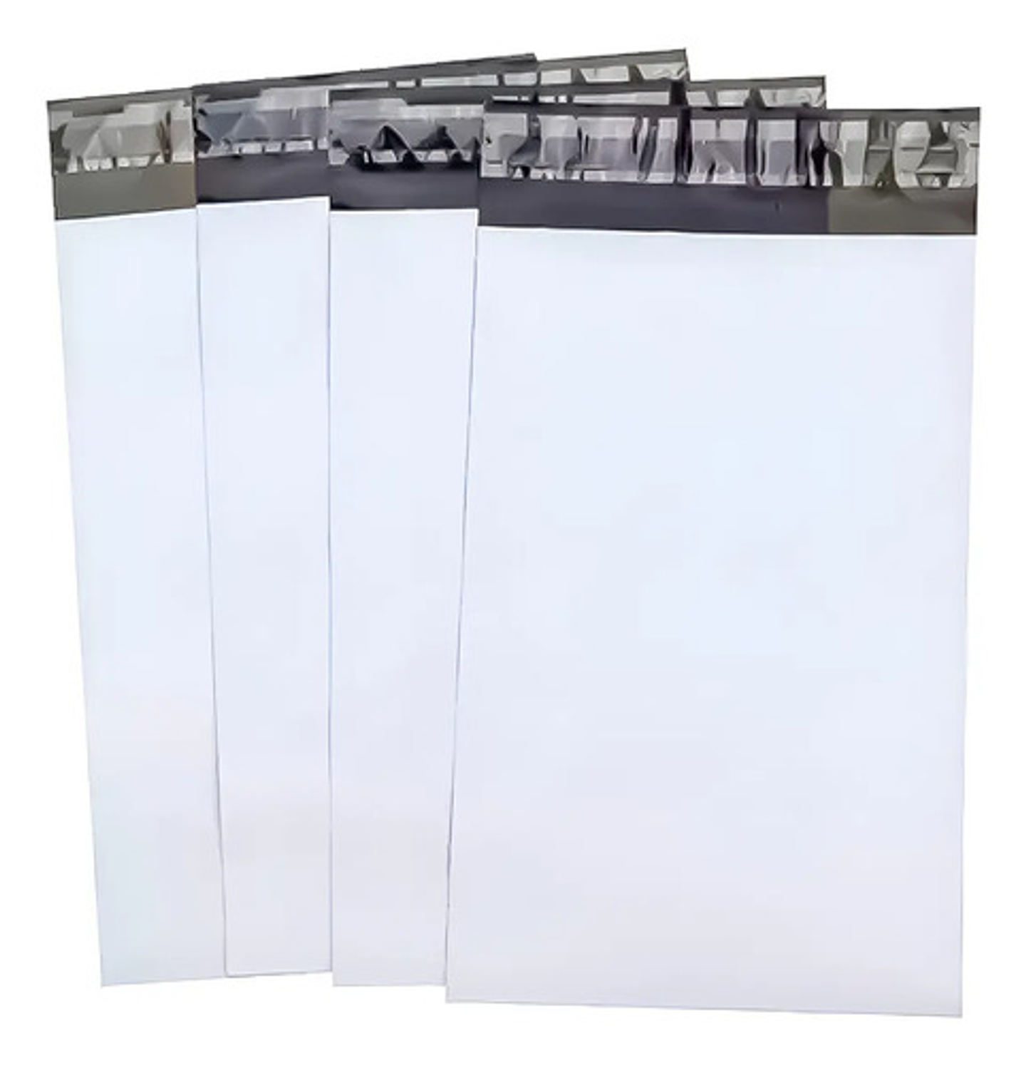 X100 Bolsas Courier Embalaje Blanca Autoadhesivo 25x35cm 1