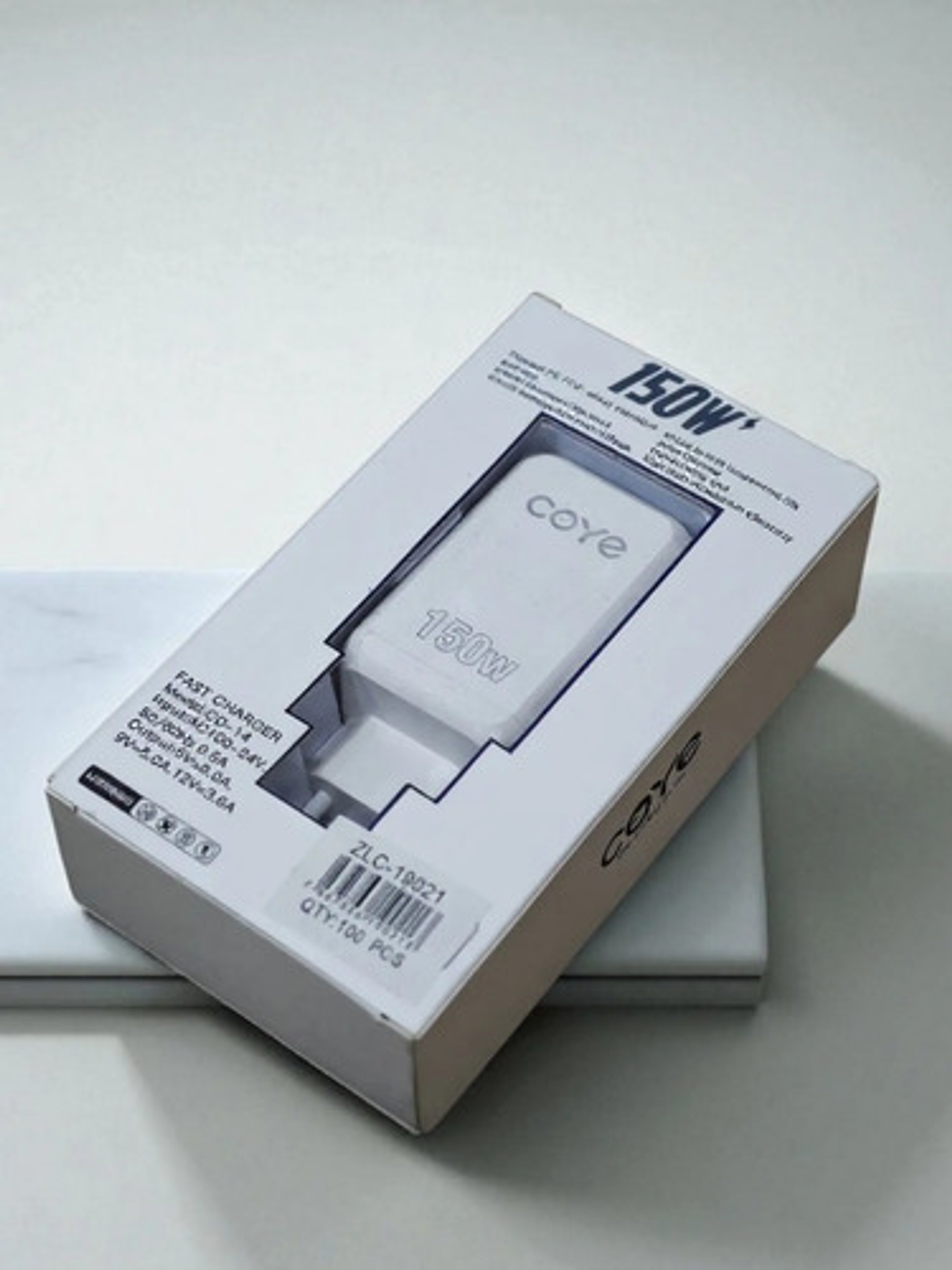 Cargador Rápido 150w Thek 4 Usb 2 Tipo C Universal Modelo Cd-14 Blanco 6