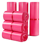Bolsas Courier Plastico Fucsia 17x30cm Autoadhesivas Impermeables Thek - Miniatura 1