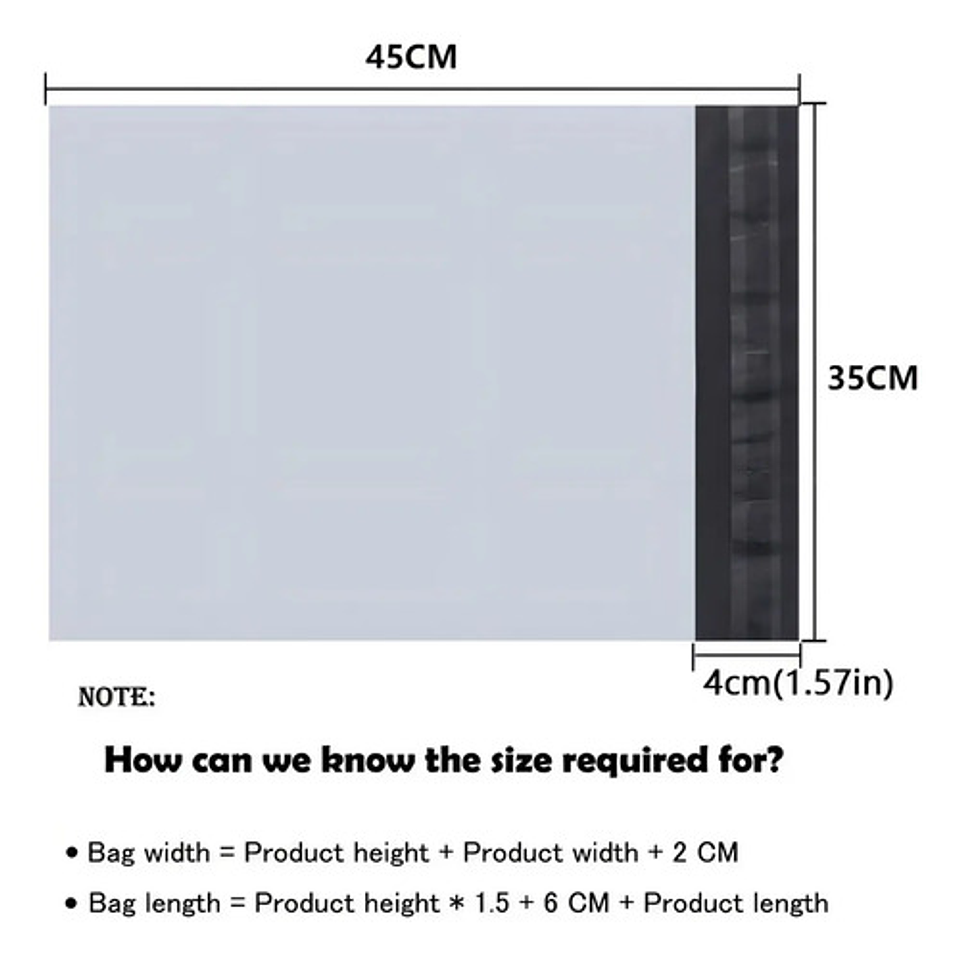 Bolsas Courier Plastico Fucsia 17x30cm Autoadhesivas Impermeables Thek 7