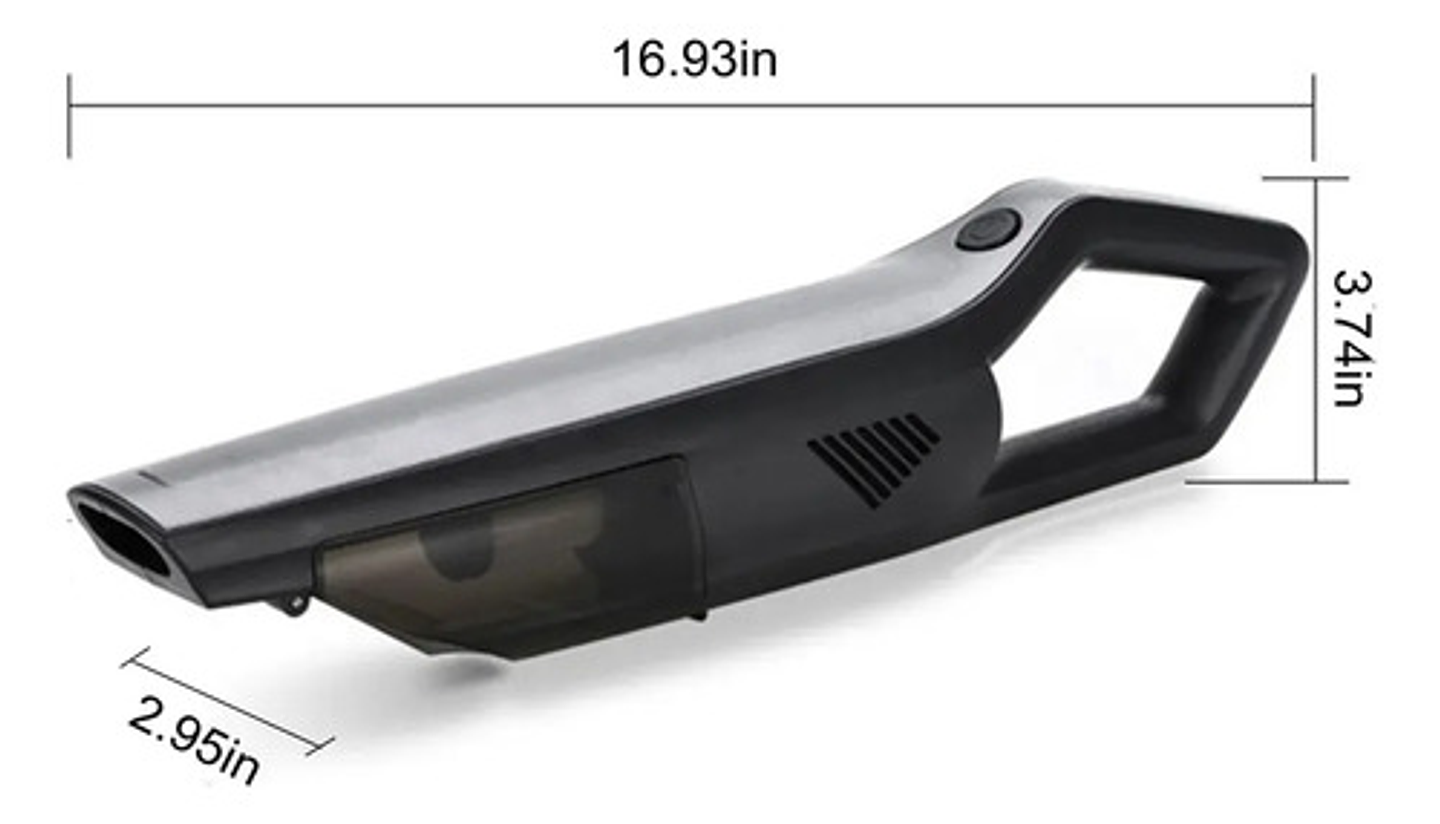 Aspiradora Auto 12v Con Cable 4500pa Potente Y Compacta 4