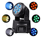 Luz Led Cabezal Móvil 7x10w Rgbw Dmx Mini Spot Escenario - Miniatura 1