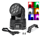 Luz Led Cabezal Móvil 7x10w Rgbw Dmx Mini Spot Escenario - Miniatura 4